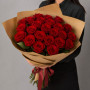 25 красных роз фото 3